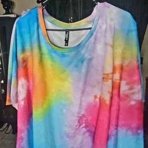 Torrid bright tie dye top